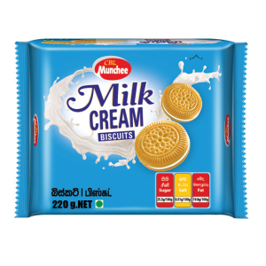 Munchee Milk Cream Biscuits 220G