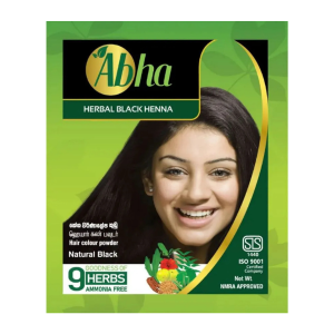 Abha Herbal Black Henna Powder 21G