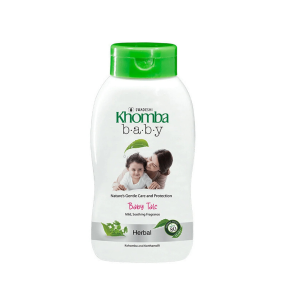Khomba Baby Herbal Talc (White) 100G