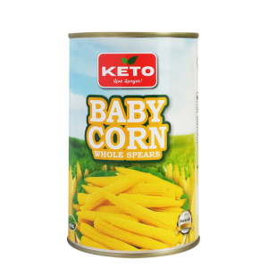 Keto Baby Corn Whole Spears 400G